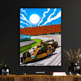 McLaren F1 Team - Zandvoort 2022 Race Poster